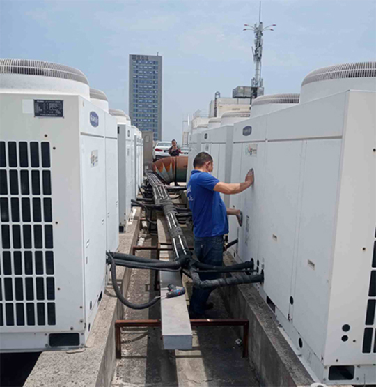 淮安中央空调制热和不制冷系统维修方法